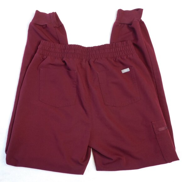 Figs High Waisted Zamora Jogger Scrub Pants | Burgundy | VGUC | Med Tall - Picture 4 of 9